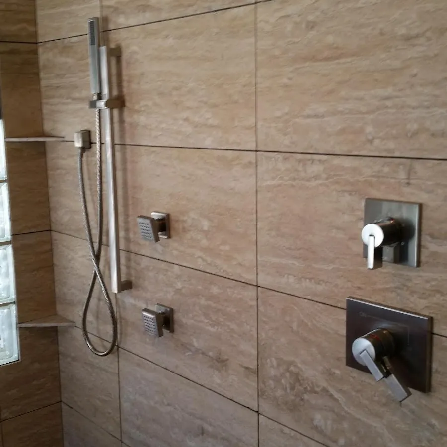 Shower fixture installation for Water Heater Replacement in Granger